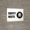 Safety Vests with Icon Landscape - Wall Sign
