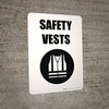 Safety Vests with Icon Portrait - Wall Sign Safety Vests with Icon Portrait - Wall Sign