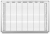 Weekly By Hour Dry-Erase Scheduling Whiteboard Weekly By Hour Dry-Erase Scheduling Whiteboard