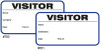Visitor Badges with Visitor Pass Registry Book
