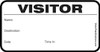 Visitor Badges with Visitor Pass Registry Book