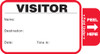 Tab-Expiring Visitor Badges with Visitor Pass Registry Book