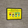 When In Public Spaces A Non-Medical Face Covering Preferred Mask Scarf Neck Gaiter Bandana Icons - Wall Sign When In Public Spaces A Non-Medical Face Covering Preferred Mask Scarf Neck Gaiter Bandana Icons - Wall Sign