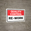 Quality Control: Re work Landscape - Wall Sign Quality Control: Re work Landscape - Wall Sign