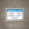 Principles Of Lean Landscape - Wall Sign