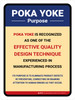 Purpose Of Pokayoke Portrait - Wall Sign