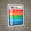 5S Lean Workplace Sign