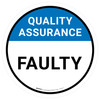 Quality Assurance: Faulty Circular - Floor Sign Quality Assurance: Faulty Circular - Floor Sign