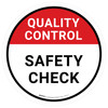 Quality Control: Safety Check Circular - Floor Sign