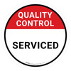 Quality Control: Serviced Circular - Floor Sign Quality Control: Serviced Circular - Floor Sign