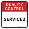 Quality Control: Serviced Square - Floor Sign Quality Control: Serviced Square - Floor Sign