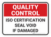 Quality Control: Trash Rectangle - Floor Sign