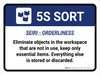 5S Sort Landscape - Wall Sign