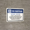 5S Sustain Landscape - Wall Sign
