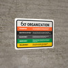 6 Sigma Organization Champion Yellow Landscape - Wall Sign 6 Sigma Organization Champion Yellow Landscape - Wall Sign