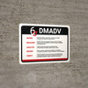 DMADV V2 Landscape - Wall Sign DMADV V2 Landscape - Wall Sign