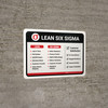 Lean 6 Sigma Landscape - Wall Sign Lean 6 Sigma Landscape - Wall Sign