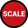 5S Scale Red Circular - Floor Sign 5S Scale Red Circular - Floor Sign