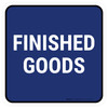 5S Finished Goods Blue Square - Floor Sign 5S Finished Goods Blue Square - Floor Sign