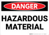 Danger: Hazardous Materials - Wall Sign