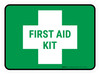 5S First Aid Kit Rectangle - Floor Sign 5S First Aid Kit Rectangle - Floor Sign