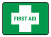 5S First Aid Rectangle - Floor Sign 5S First Aid Rectangle - Floor Sign