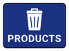 5S Products with icon Rectangle - Floor Sign 5S Products with icon Rectangle - Floor Sign