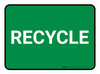 5S Recycle Green Rectangle - Floor Sign