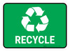 5S Recycle Symbol Rectangle - Floor Sign