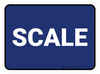 5S Scale Blue Rectangle - Floor Sign 5S Scale Blue Rectangle - Floor Sign