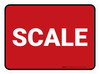 5S Scale Red Rectangle - Floor Sign