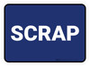 5S Scrap Blue Rectangle - Floor Sign 5S Scrap Blue Rectangle - Floor Sign