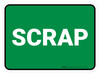 5S Scrap Green Rectangle - Floor Sign 5S Scrap Green Rectangle - Floor Sign