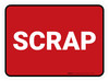5S Scrap Red Rectangle - Floor Sign 5S Scrap Red Rectangle - Floor Sign