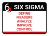 6 Sigma meaning Rectangle - Floor Sign 6 Sigma meaning Rectangle - Floor Sign
