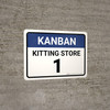 Kanban Kitting store 1 Landscape - Wall Sign Kanban Kitting store 1 Landscape - Wall Sign