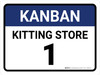 Kanban Kitting store 1 Landscape - Wall Sign Kanban Kitting store 1 Landscape - Wall Sign