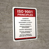 ISO 9001 Principles Portrait - Wall Sign ISO 9001 Principles Portrait - Wall Sign