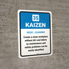 Kaizen 3S Portrait - Wall Sign