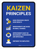 Kaizen Principles Portrait - Wall Sign Kaizen Principles Portrait - Wall Sign
