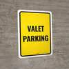 Valet Parking Sign Yellow Portrait Portrait - Wall Sign Valet Parking Sign Yellow Portrait Portrait - Wall Sign