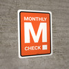 TPM Monthly Inspection Portrait - Wall Sign