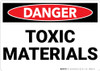 Danger: Toxic Materials - Wall Sign