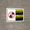 Caution: Protect From Heat Bilingual Spanish Landscape - Wall Sign Caution: Protect From Heat Bilingual Spanish Landscape - Wall Sign