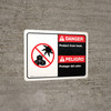 Danger: Protect From Heat Bilingual Spanish Landscape - Wall Sign Danger: Protect From Heat Bilingual Spanish Landscape - Wall Sign