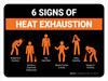 6 Signs Of Heat Exhaustion Landscape - Wall Sign