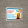 Avoid Heat Illness Landscape - Wall Sign