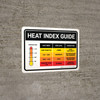 Heat Index Guide Landscape - Wall Sign Heat Index Guide Landscape - Wall Sign