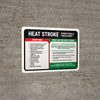 Heat Stroke Symptoms And Treatment Landscape - Wall Sign