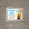 Prevent Heat Stress Three Ways Landscape - Wall Sign